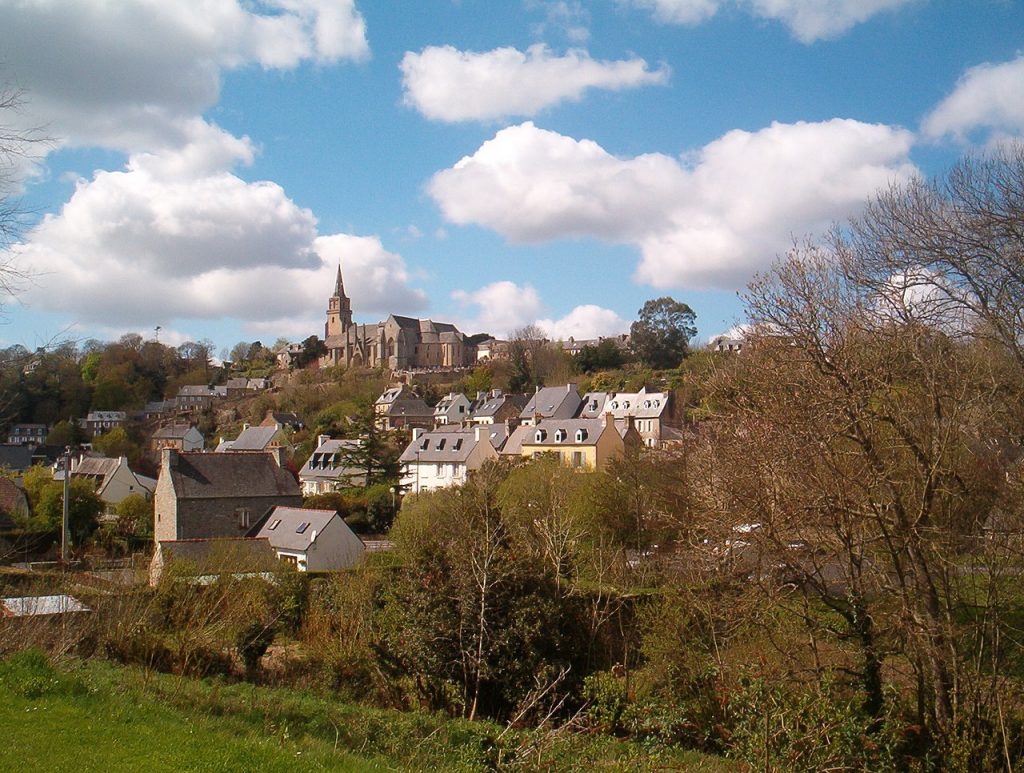 vue de Lannion dans les Côtes-d'Armor